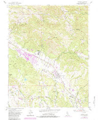 Kenwood California Historical topographic map, 1:24000 scale, 7.5 X 7.5 Minute, Year 1954