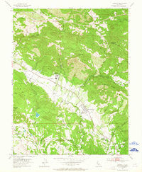 Kenwood California Historical topographic map, 1:24000 scale, 7.5 X 7.5 Minute, Year 1954