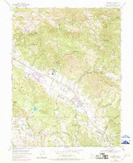 Kenwood California Historical topographic map, 1:24000 scale, 7.5 X 7.5 Minute, Year 1954