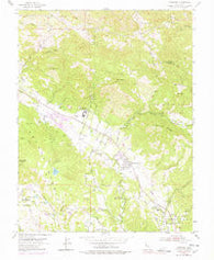 Kenwood California Historical topographic map, 1:24000 scale, 7.5 X 7.5 Minute, Year 1954
