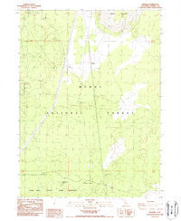 Kephart California Historical topographic map, 1:24000 scale, 7.5 X 7.5 Minute, Year 1988