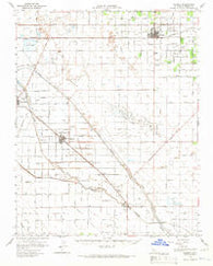 Kerman California Historical topographic map, 1:62500 scale, 15 X 15 Minute, Year 1963