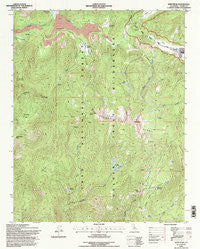 Kern Peak California Historical topographic map, 1:24000 scale, 7.5 X 7.5 Minute, Year 1994