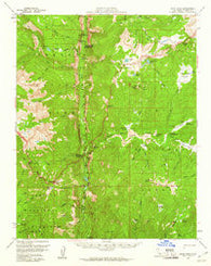 Kern Peak California Historical topographic map, 1:62500 scale, 15 X 15 Minute, Year 1956