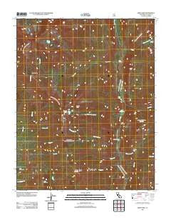 Kern Lake California Historical topographic map, 1:24000 scale, 7.5 X 7.5 Minute, Year 2012