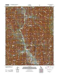 Kernville California Historical topographic map, 1:24000 scale, 7.5 X 7.5 Minute, Year 2012