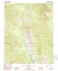 Kernville California Historical topographic map, 1:24000 scale, 7.5 X 7.5 Minute, Year 1986