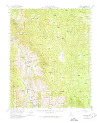 Kernville California Historical topographic map, 1:62500 scale, 15 X 15 Minute, Year 1956