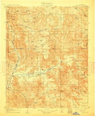 Kernville California Historical topographic map, 1:125000 scale, 30 X 30 Minute, Year 1908