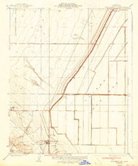 Kettleman City California Historical topographic map, 1:31680 scale, 7.5 X 7.5 Minute, Year 1937