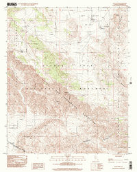 Keys View California Historical topographic map, 1:24000 scale, 7.5 X 7.5 Minute, Year 1998