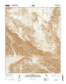 Keys View California Current topographic map, 1:24000 scale, 7.5 X 7.5 Minute, Year 2015