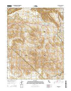 Keystone California Current topographic map, 1:24000 scale, 7.5 X 7.5 Minute, Year 2015