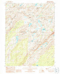 Kibbie Lake California Historical topographic map, 1:24000 scale, 7.5 X 7.5 Minute, Year 1990
