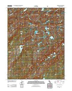 Kibbie Lake California Historical topographic map, 1:24000 scale, 7.5 X 7.5 Minute, Year 2012