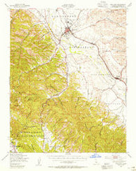 King City California Historical topographic map, 1:62500 scale, 15 X 15 Minute, Year 1948
