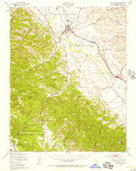 King City California Historical topographic map, 1:62500 scale, 15 X 15 Minute, Year 1948