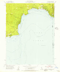 Kings Beach California Historical topographic map, 1:24000 scale, 7.5 X 7.5 Minute, Year 1955