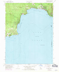 Kings Beach California Historical topographic map, 1:24000 scale, 7.5 X 7.5 Minute, Year 1955