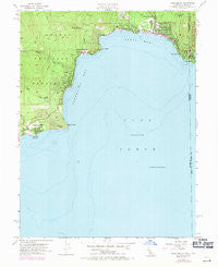 Kings Beach California Historical topographic map, 1:24000 scale, 7.5 X 7.5 Minute, Year 1955