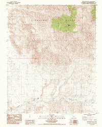 Kingston Peak California Historical topographic map, 1:24000 scale, 7.5 X 7.5 Minute, Year 1984