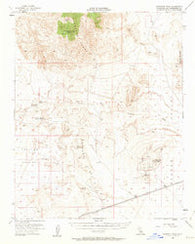 Kingston Peak California Historical topographic map, 1:62500 scale, 15 X 15 Minute, Year 1955