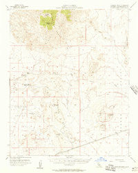 Kingston Peak California Historical topographic map, 1:62500 scale, 15 X 15 Minute, Year 1955