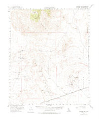 Kingston Peak California Historical topographic map, 1:62500 scale, 15 X 15 Minute, Year 1955