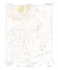 Kingston Peak California Historical topographic map, 1:62500 scale, 15 X 15 Minute, Year 1955
