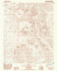 Kingston Spring California Historical topographic map, 1:24000 scale, 7.5 X 7.5 Minute, Year 1984