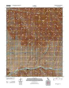 Kingston Peak California Historical topographic map, 1:24000 scale, 7.5 X 7.5 Minute, Year 2012