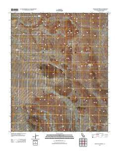 Kingston Spring California Historical topographic map, 1:24000 scale, 7.5 X 7.5 Minute, Year 2012