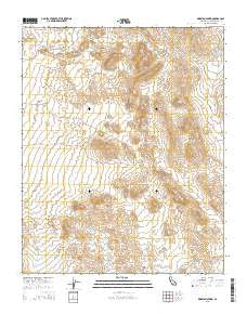 Kingston Spring California Current topographic map, 1:24000 scale, 7.5 X 7.5 Minute, Year 2015
