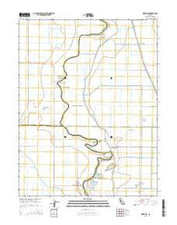 Kirkville California Current topographic map, 1:24000 scale, 7.5 X 7.5 Minute, Year 2015