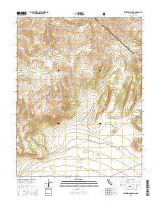 Kirkwood Spring California Current topographic map, 1:24000 scale, 7.5 X 7.5 Minute, Year 2015