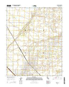 Kismet California Current topographic map, 1:24000 scale, 7.5 X 7.5 Minute, Year 2015