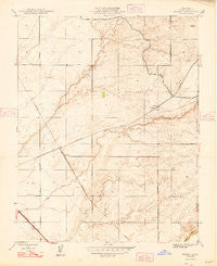 Kismet California Historical topographic map, 1:24000 scale, 7.5 X 7.5 Minute, Year 1948