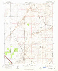 Kismet California Historical topographic map, 1:24000 scale, 7.5 X 7.5 Minute, Year 1961
