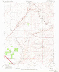 Kismet California Historical topographic map, 1:24000 scale, 7.5 X 7.5 Minute, Year 1961