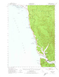Klamath California Historical topographic map, 1:62500 scale, 15 X 15 Minute, Year 1952