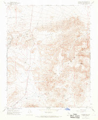 Klinker Mountain California Historical topographic map, 1:24000 scale, 7.5 X 7.5 Minute, Year 1967