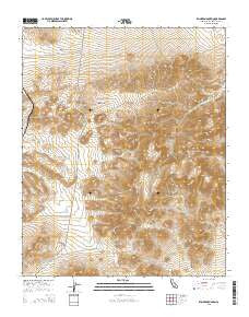 Klinker Mountain California Current topographic map, 1:24000 scale, 7.5 X 7.5 Minute, Year 2015