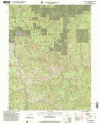 Kneecap Ridge California Historical topographic map, 1:24000 scale, 7.5 X 7.5 Minute, Year 1996