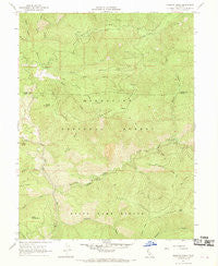 Kneecap Ridge California Historical topographic map, 1:24000 scale, 7.5 X 7.5 Minute, Year 1967