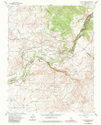 Knights Ferry California Historical topographic map, 1:24000 scale, 7.5 X 7.5 Minute, Year 1962
