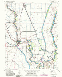 Knights Landing California Historical topographic map, 1:24000 scale, 7.5 X 7.5 Minute, Year 1952