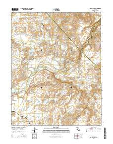 Knights Ferry California Current topographic map, 1:24000 scale, 7.5 X 7.5 Minute, Year 2015