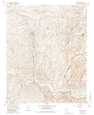 Knob Hill California Historical topographic map, 1:24000 scale, 7.5 X 7.5 Minute, Year 1965