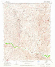 Knob Hill California Historical topographic map, 1:24000 scale, 7.5 X 7.5 Minute, Year 1965