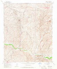 Knob Hill California Historical topographic map, 1:24000 scale, 7.5 X 7.5 Minute, Year 1965